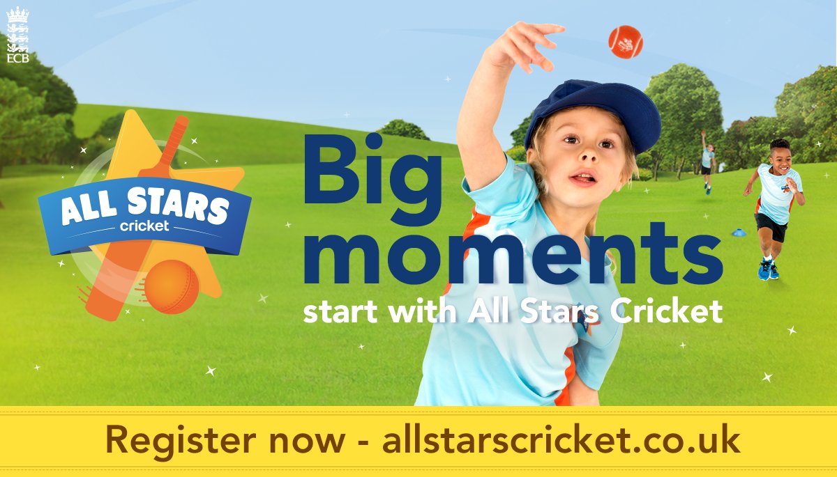allstarscricket's tweet photo. Eight weeks of jam-packed fun, activity and skills development!

Register here ➡️ https://t.co/YxJxBMzbRA

#BigMoments https://t.co/DC8ULsphId