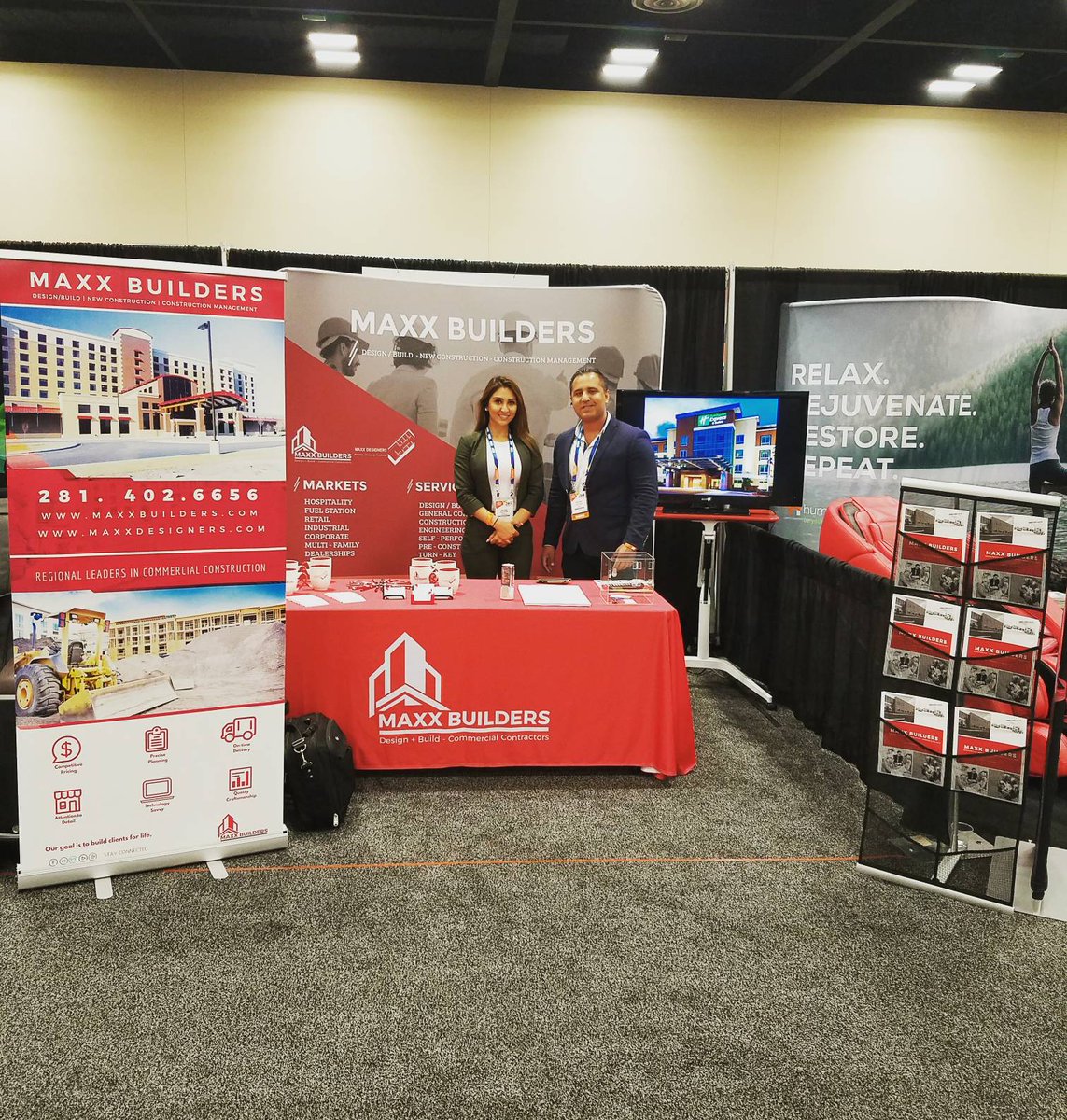 Maxxbuilders's tweet photo. #aahoacon17 #booth37 #hospitalitycontractors https://t.co/Juu9Sq1Uuk