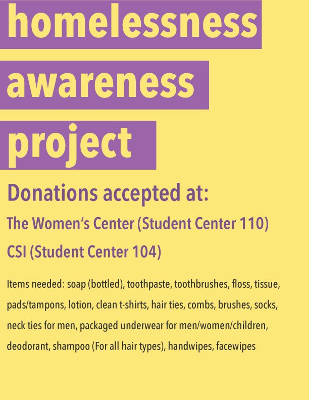 osjdmontclair's tweet photo. LGBTQ youth are at high risk for homelessness #HomelessnessAwarenessProject We will be accepting item donations in Student Center 110 &amp; 104 https://t.co/AvzqxLBKyH