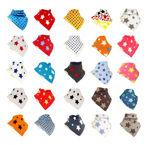 FunkyGiraffebib's tweet photo. #Goingdotty or are you #starcrazy? We have just added lots more designs online at #funkygiraffebibs! #bestbibs #bandanabibs #dribblebibs https://t.co/GGk8ybpjHD