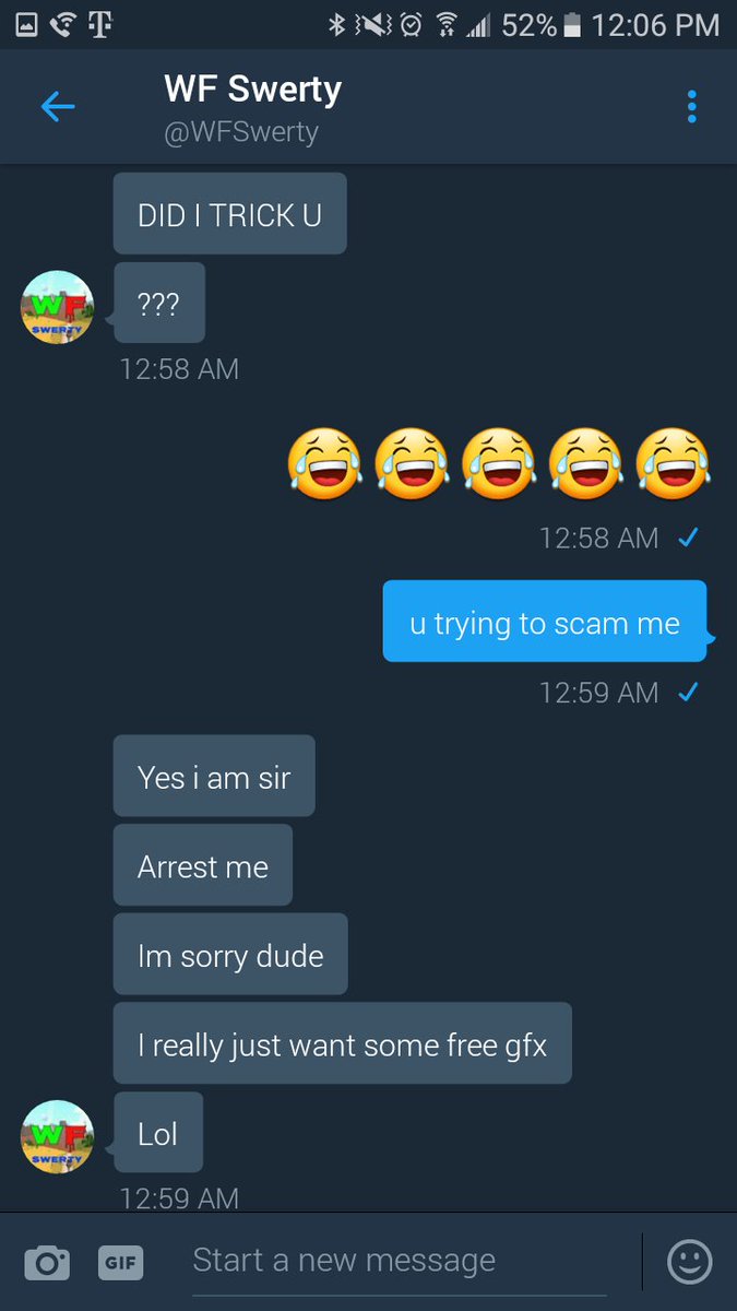 MistAccounts's tweet photo. This is the guy >@WFSwerty. People always trying to scam this guy was the dumbest out of all of them 😂 @TheftOver @_PrimeHD @ITSICEY__ https://t.co/PiczVu2vwM