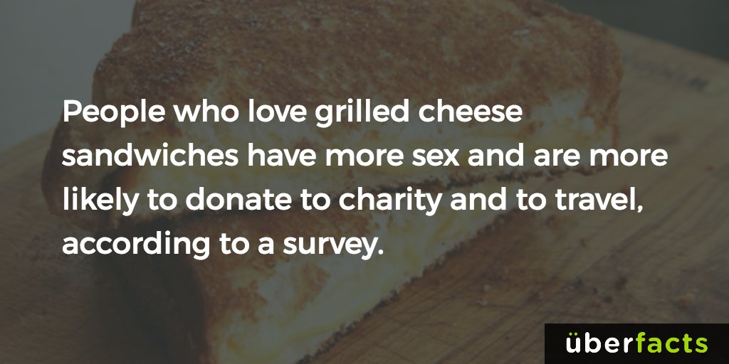 UberFacts's tweet photo. #NationalGrilledCheeseDay https://t.co/hH186gICTO
