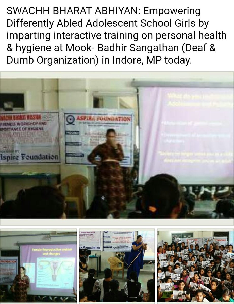AspireFound's tweet photo. Empowering #differently-abled #adolescent #girls in #indore. @TheIndoreRocks @TOIIndore https://t.co/RTkLsoyKpq