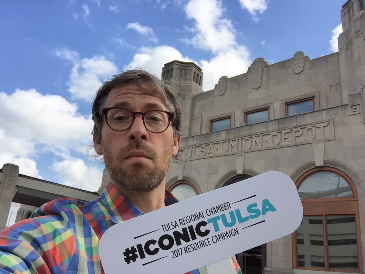 coleelijah's tweet photo. First the downtown train station, now the Jazz hall of fame, this is certainly #iconictulsa #tulsa #jazz https://t.co/s9OtRReUJ1
