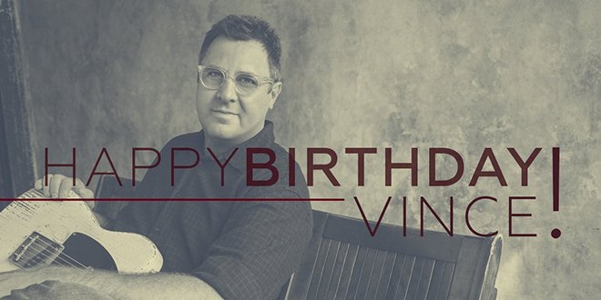 Happy 60th birthday today to Vince Gill! 