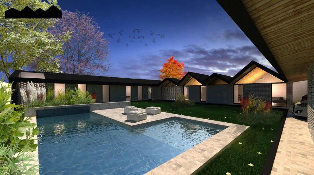 CASA YA
La casa se abre a un patio central al cual dan todos los espacios.

Encontrá más en bit.ly/2kSvQ3M