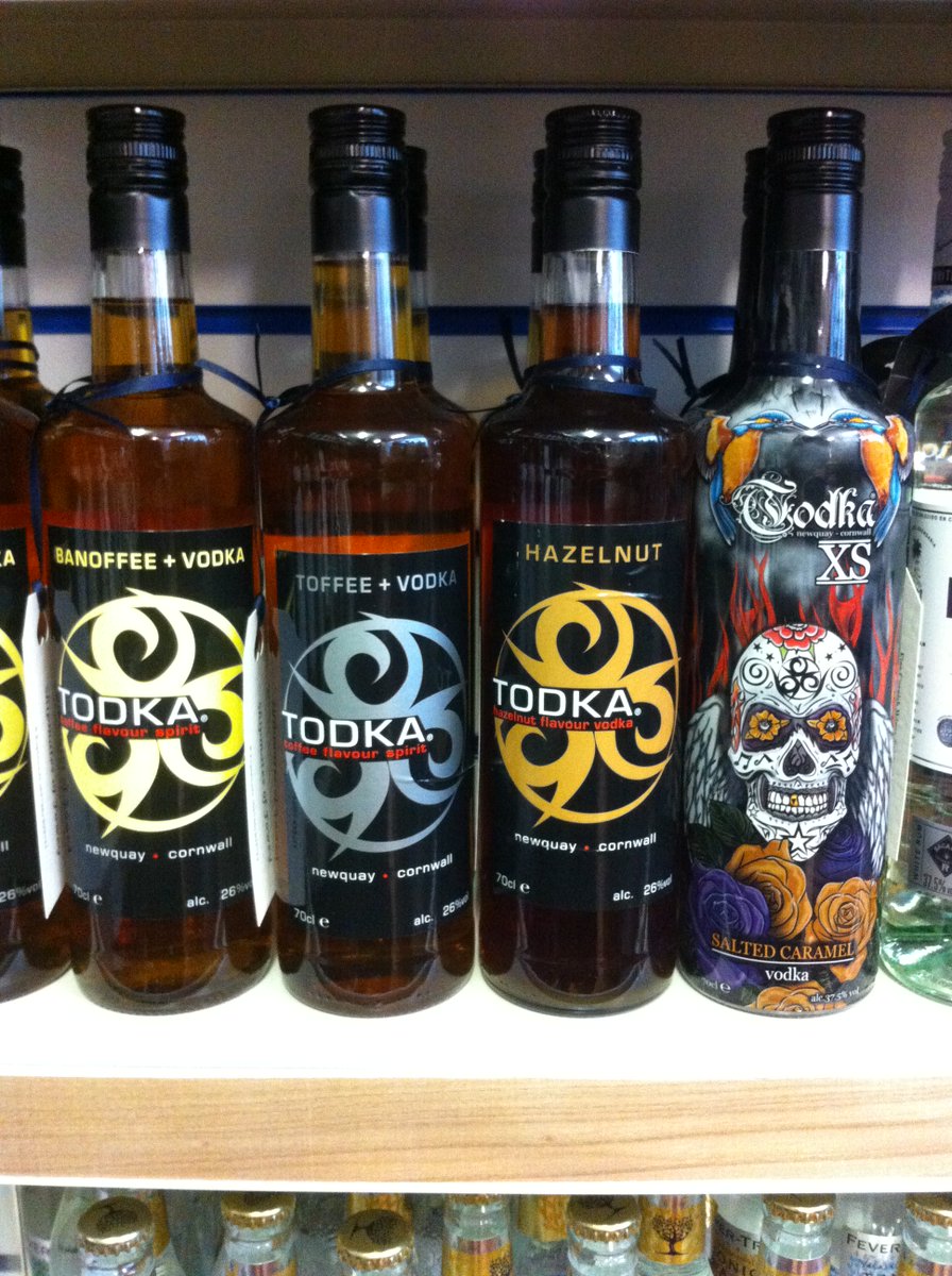 someone said 'you can't get toffee vodka round here'
Oh, yes you can! <a href="/Todka/">TODKA</a>  #todka <a href="/LoveFowey/">Love Fowey</a> Just part of our ever expanding range #fowey