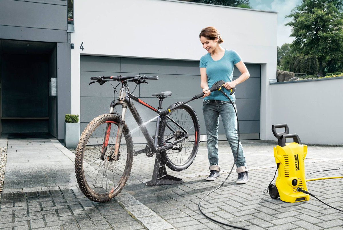 Karcher Pressure Washers aren't just for cleaning the car, patio or decking! Perfect for bikes too! more details at buff.ly/2p8W4yM