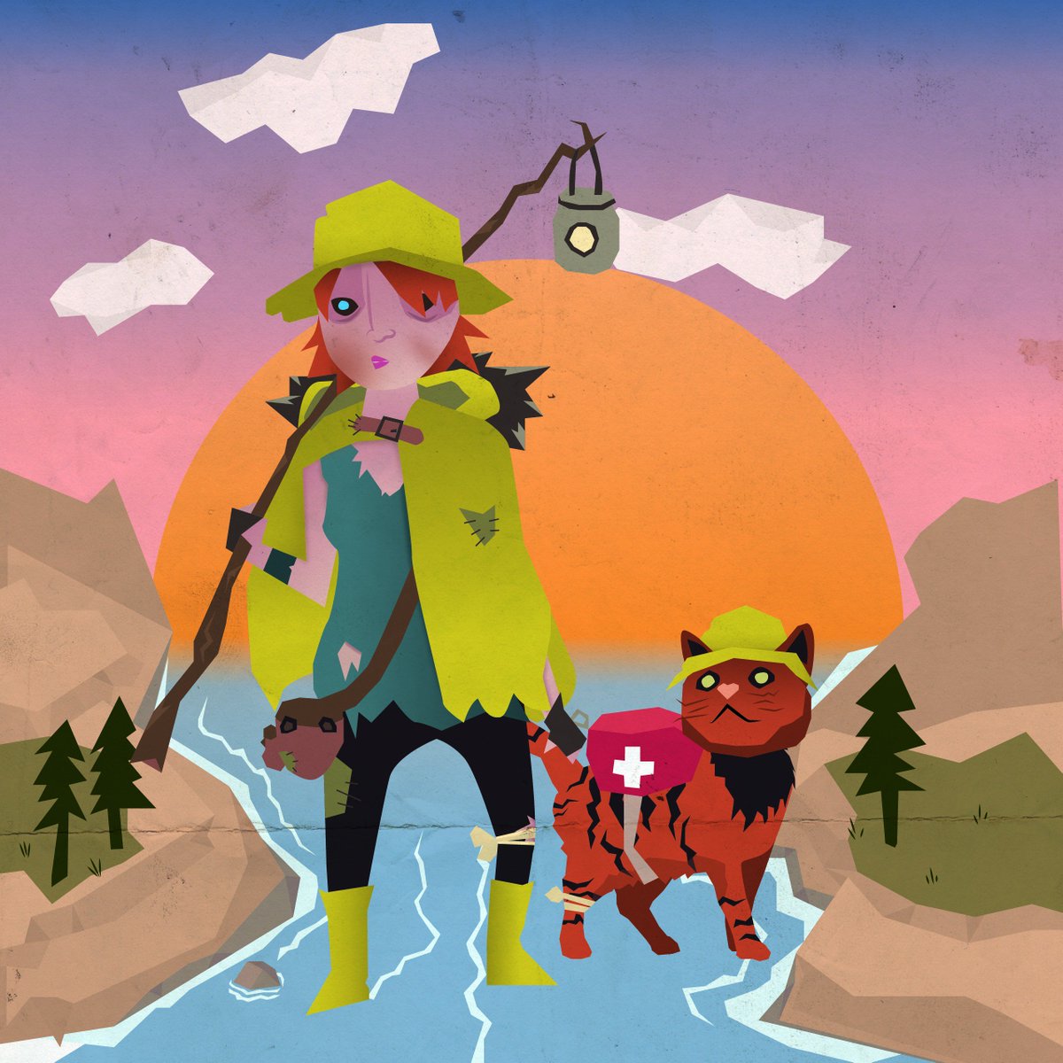 GraphicsHill's tweet photo. @molassesflood So when is this DLC coming out? (Fan art) #TheFlameInTheFlood #videogames #fanart #giveusacat #lorebreak https://t.co/ilIkHinXUy