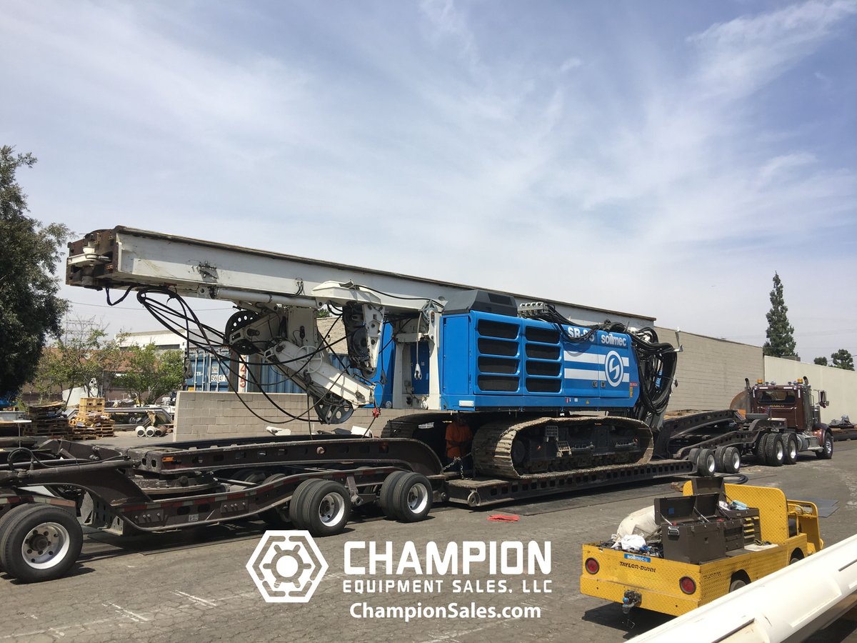 Shop Life...<a href="/SoilmecSpa/">Soilmec</a> SR-95 ready for delivery. Contact us for your drilling equipment needs. #Construction bit.ly/CESContactUs