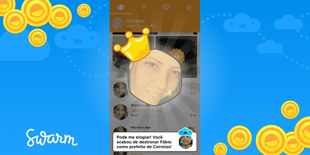 Betavc's tweet photo. Eu acabei de destronar @fab1oass1s como prefeito de Correios no @Swarmapp!
https://t.co/mFHIh90sju https://t.co/MMbsaxDvyE