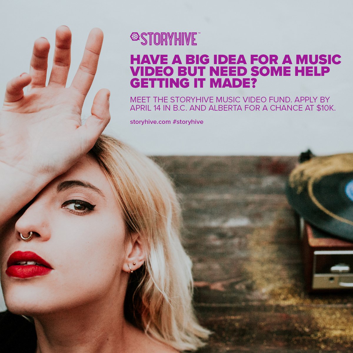 Check out last year's <a href="/STORYHIVE/">STORYHIVE</a> funded music videos to see what a $10k budget can do for you :) ow.ly/oAT330aKvMn