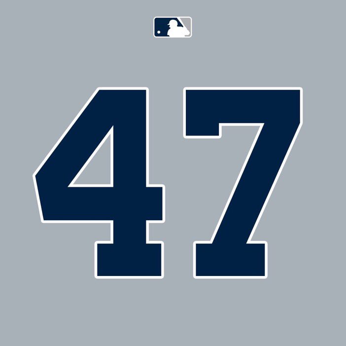 MLB Jersey Numbers on X: LHP Jordan Montgomery (@Gumbynation34) will wear  number 47. Last worn by RHP Blake Parker in 2016. #Yankees   / X