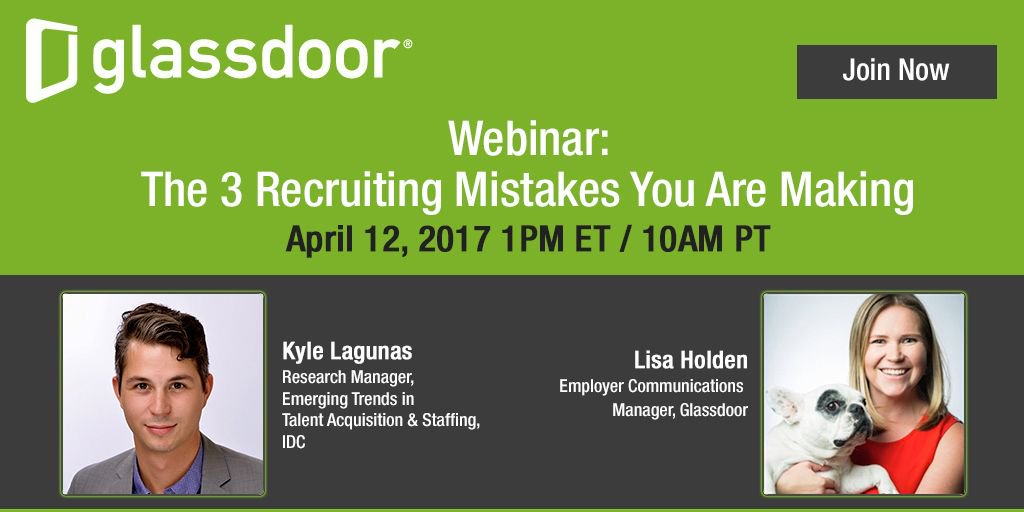 HRERecruitTech's tweet image. We are on with Kyle Lagunas of @IDC &amp;amp; Lisa Holden of @Glassdoor #GDChat