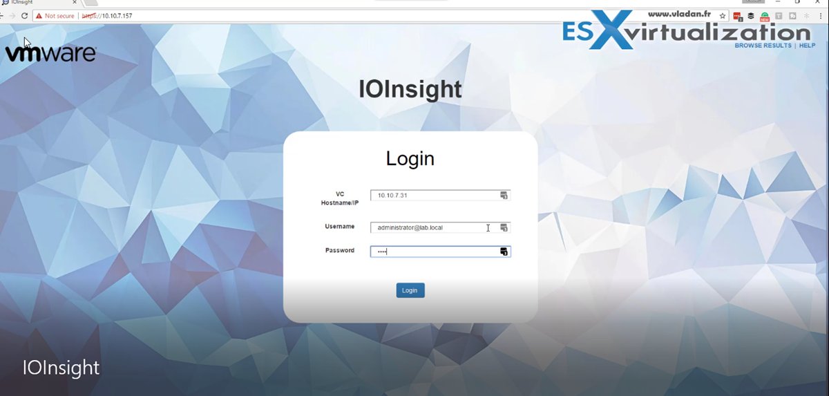 vladan's tweet image. Check this: How to use VMware IOInsight - Free IO Testing Tool bit.ly/2mcH5Cc