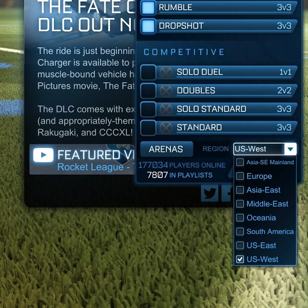 rocket league server status rocket league server status