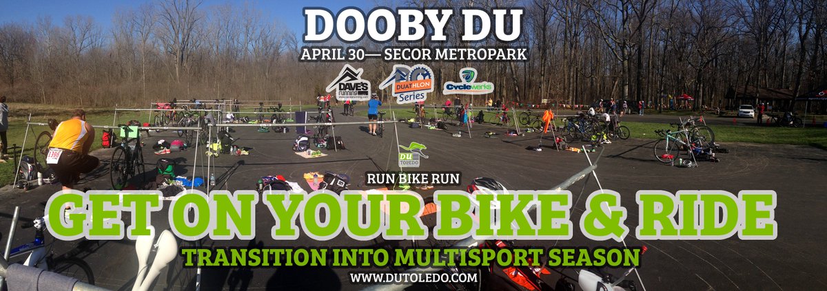 RunToledo's tweet photo. Get on your bike &amp; ride. Run, bike, run... #DoobyDu is just around the corner. Signup now to guarantee your perks — https://t.co/rHAu6QGVnz https://t.co/VEjM67LWRe