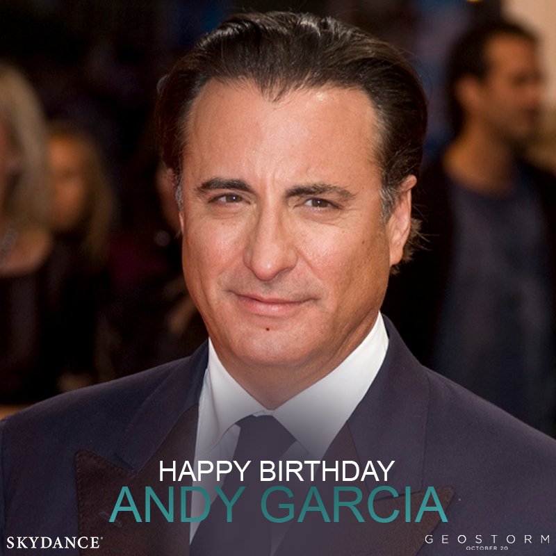 A very happy birthday to Andy Garcia, from our upcoming film 