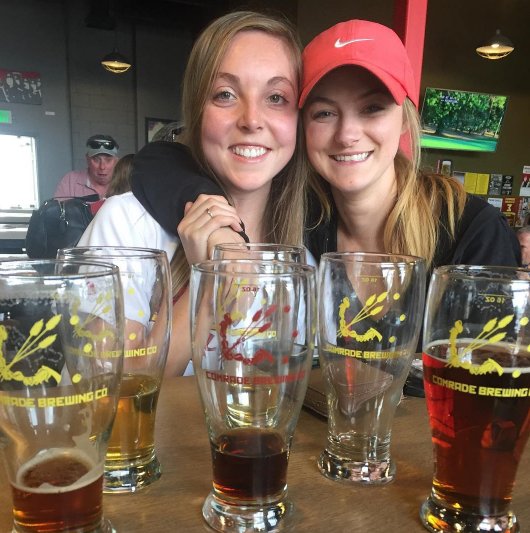 ComradeBrewing's tweet photo. Empty glasses are a good sign. pc: @bignedcolorado https://t.co/Zgi9idBxbo