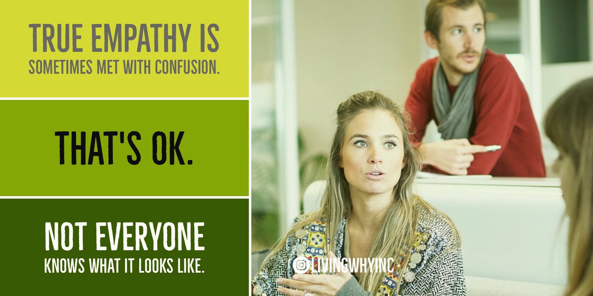 LivingWhy's tweet image. Empathy is about the other person. Don't be offended or make it about yourself. #LoveAll #HeartWins #LivingWhy