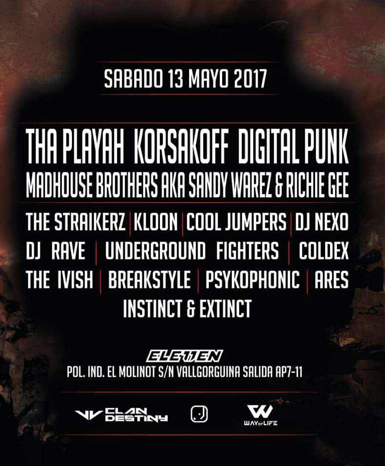 DJColdex's tweet image. Next gigs:
04/22 - 12h Destruxion &amp;amp; Embitrax and friends.
05/13 - The Prophecy.
05/26 - 10 aniversario Cool Jumpers.
#Coldex #ATope 💪😈