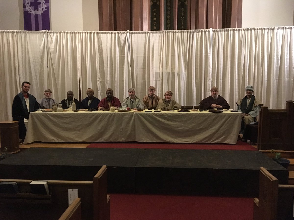 KindredBarnes's tweet image. Our last rehearsal tonight. Please join us at First Baptist Ottawa at 8:00 pm on Thursday, 13 April for the play: The Last Supper