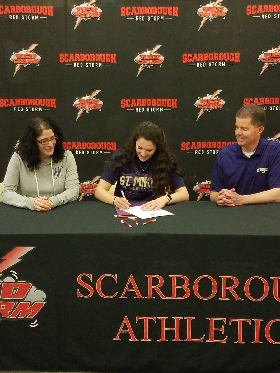 Congratulations to Scarborough's Jillian Harvie on signing her NLOI to play volleyball at St. Michael's College