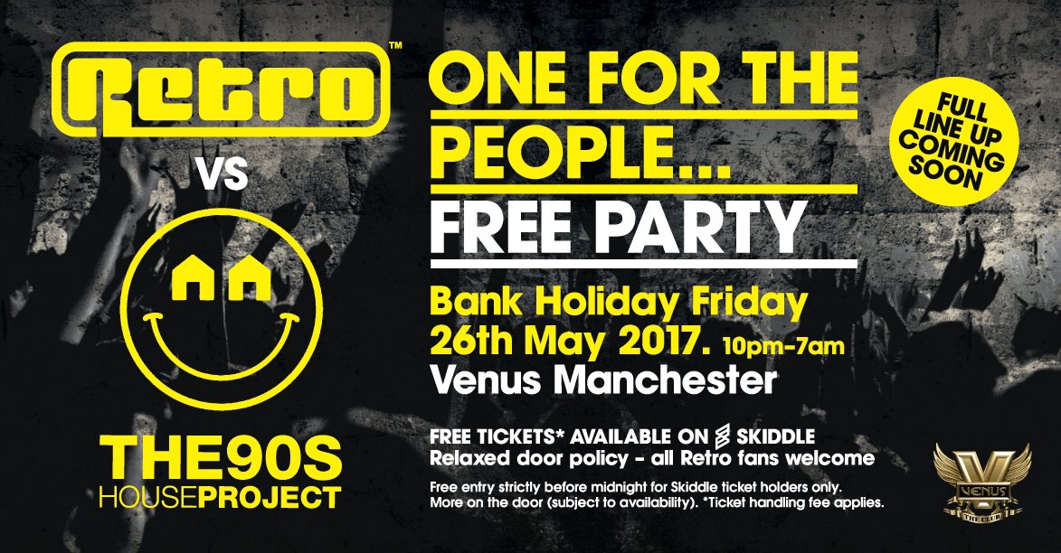 90sHouseProject's tweet image. Free tickets &amp;gt;&amp;gt;&amp;gt; skdl.co/CKTf/JALg9IG4IB #retro #housemusic #manchester #90s