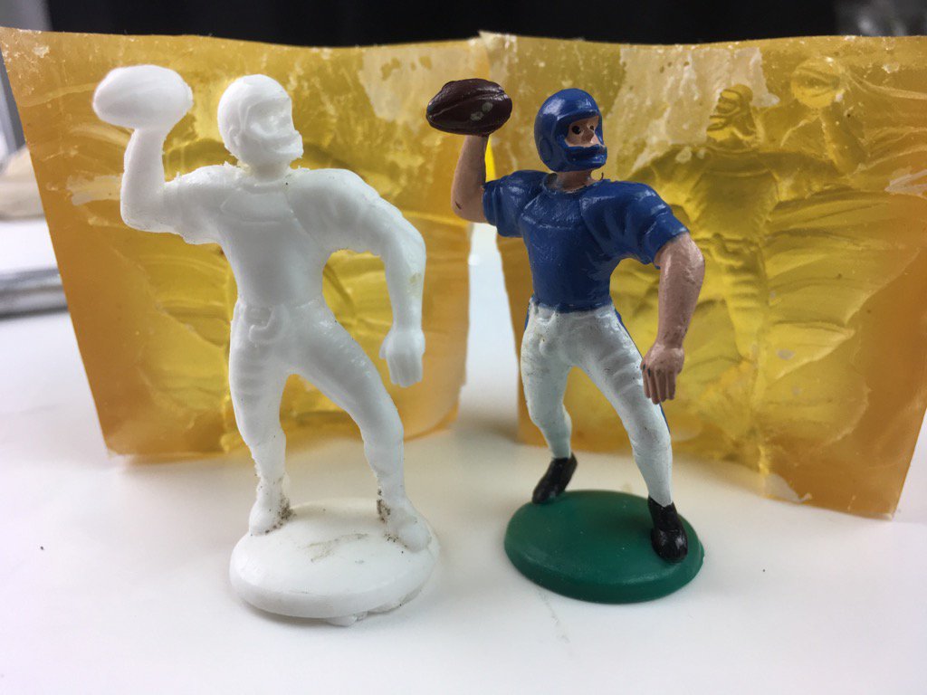 composimold's tweet photo. What jersey should I paint on the copy? #molds #composimold #moldmaking #art #Hobby #creativity #CraftHour https://t.co/iRMvxRmsfO