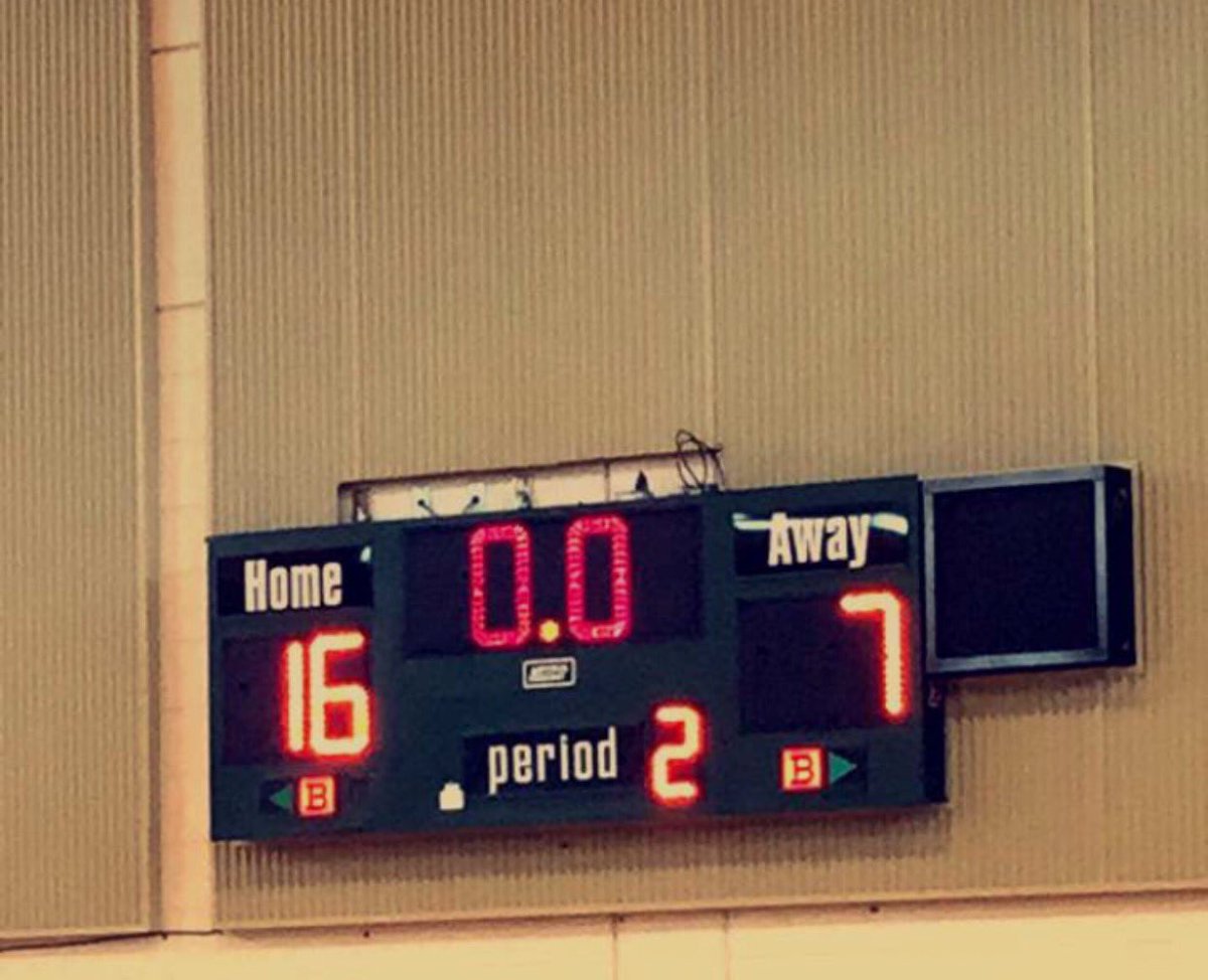 The basketball game was a success. Both the girls and the boys teams won! The final scores were 16-7 for the girls, and 34-28 for the boys.