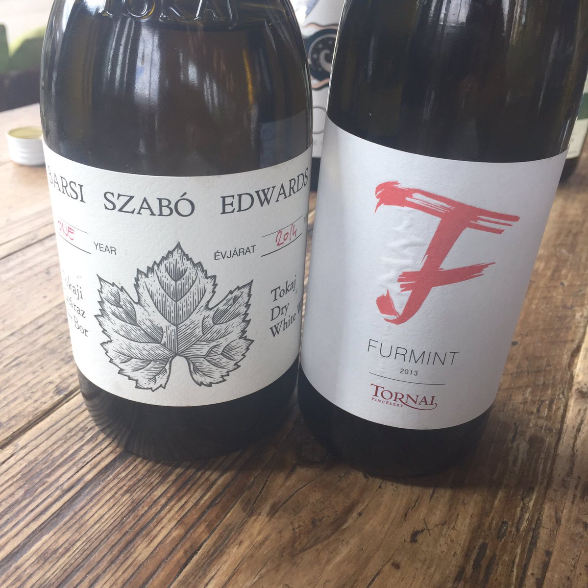 Still salivating at memory of these haunting Hungarians <a href="/Vinoteca/">vinoteca djr</a> today. Dry furmints are where it's at, people. Well worth sniffing out.