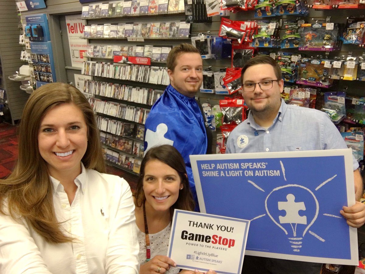 Thank you <a href="/GameStop/">GameStop</a> for helping us Light it Up Blue throughout World Autism Month! #LIUBFieldDay #lightitupblue