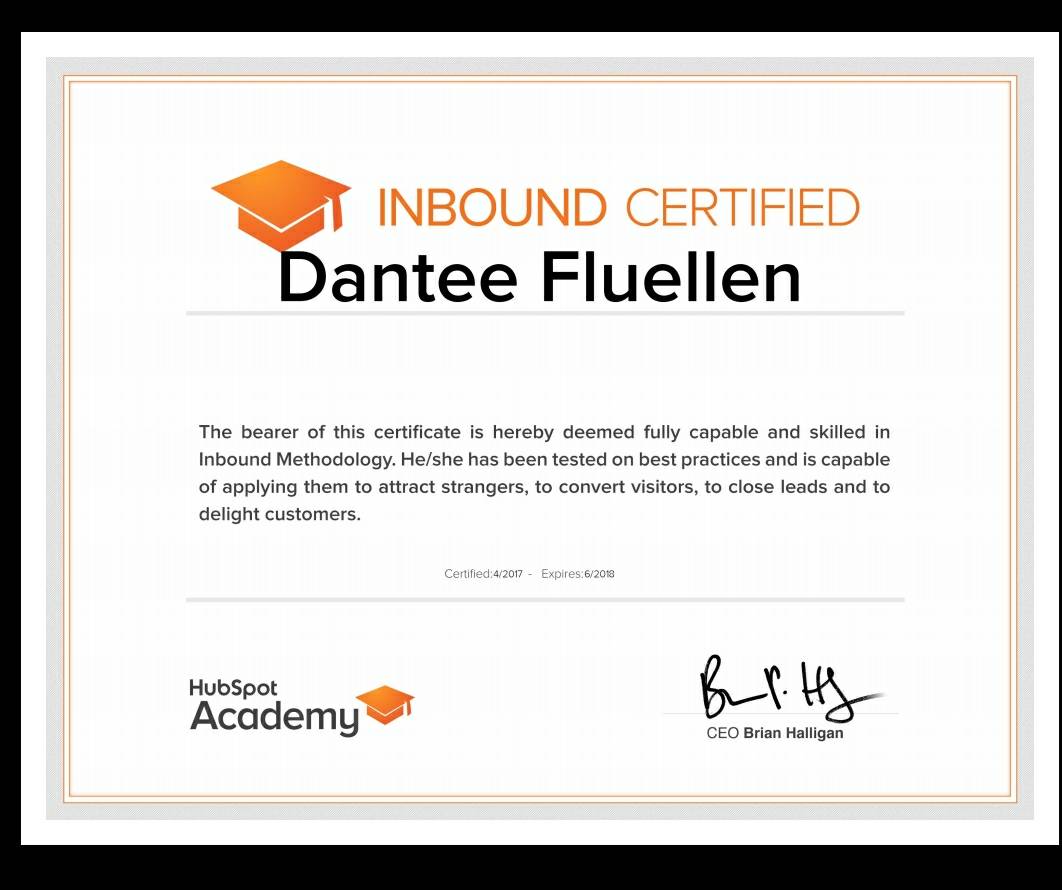 Launchpad_atl's tweet photo. #inbound certified all thanks to @HubSpotAcademy 3 ⬇ 2 more to go #icreatmylife #marketingautomation #mlpn https://t.co/kocLRc3KyA