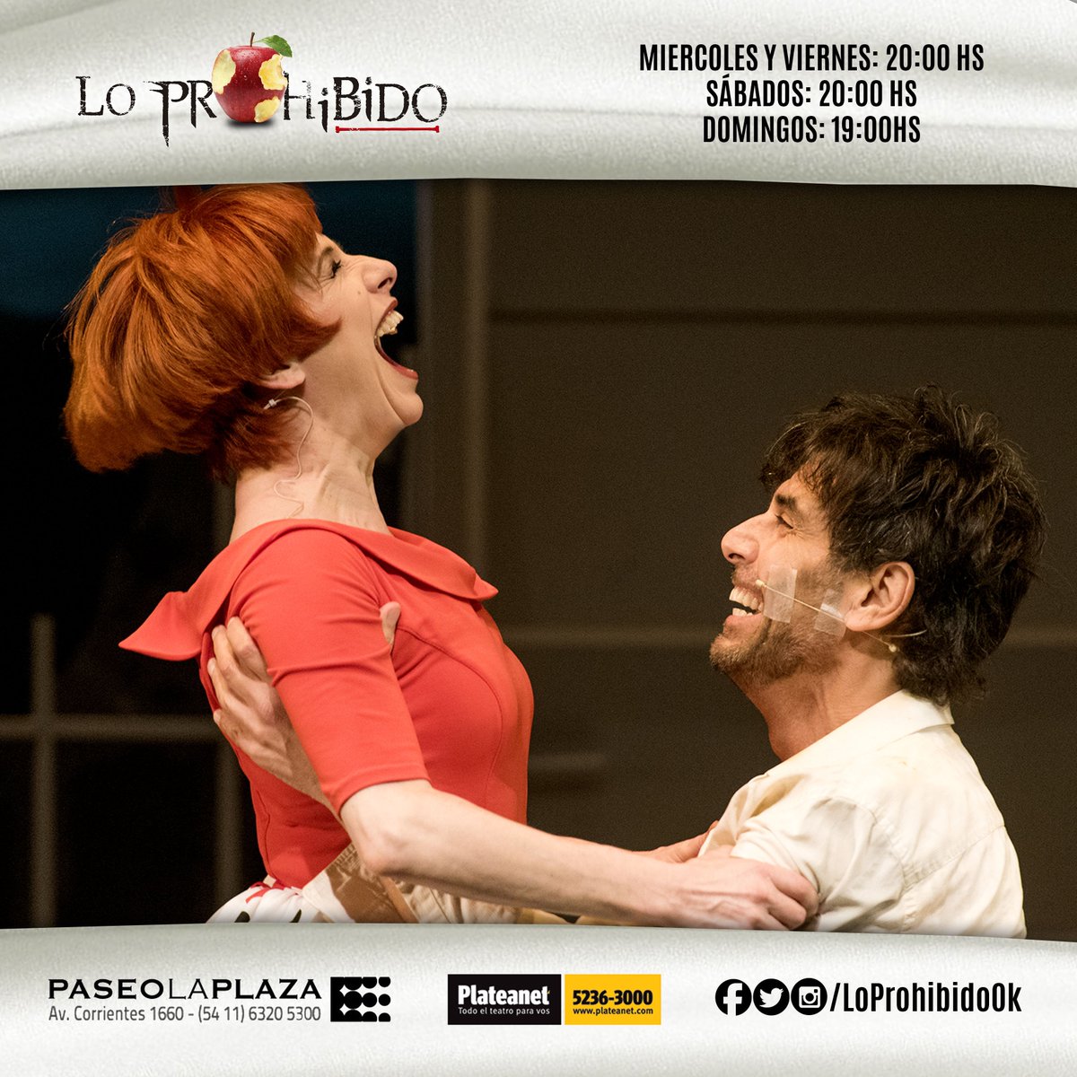 Contentos!! porque esta noche vuelven a verse #Amelia #Rolando HOY FUNCIÓN 20 hs   bit.ly/2iYcLsP <a href="/AlejandraRadano/">Alejandra Radano</a> <a href="/darthesjuan1/">Juan Darthés</a>