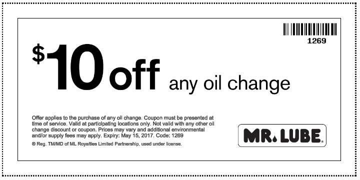 Mr lube oil change cost list Mr lube oil change cost list