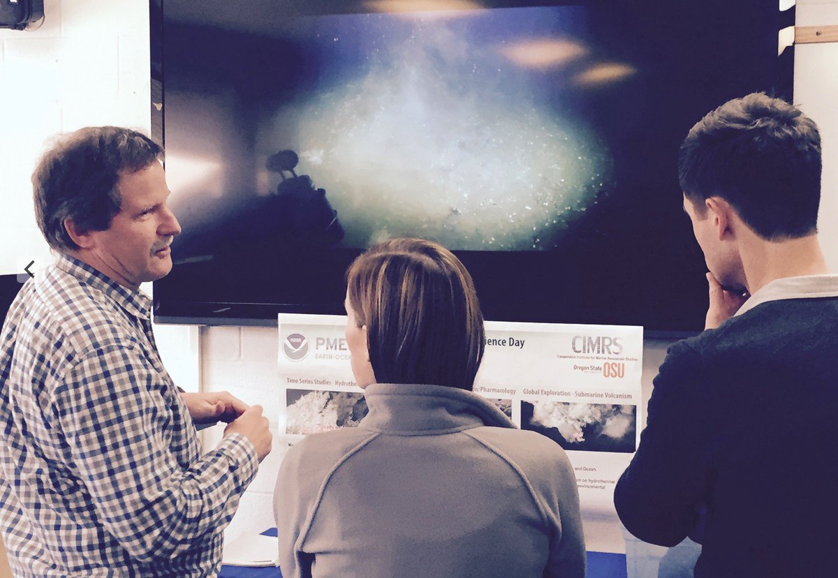 HatfieldMSC's tweet photo. From the bottom of the ocean to Marine Science Day, thanks to  Cooperative Institute of Marine Resources Studies &amp; @NOAA. Next year- 4/14/18 https://t.co/KkvbK127Xz