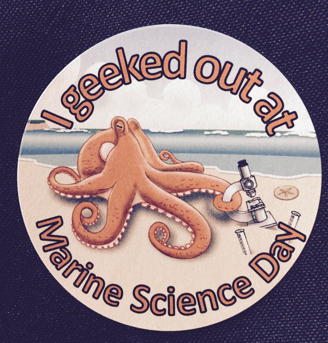 HatfieldMSC's tweet photo. From the bottom of the ocean to Marine Science Day, thanks to  Cooperative Institute of Marine Resources Studies &amp; @NOAA. Next year- 4/14/18 https://t.co/KkvbK127Xz