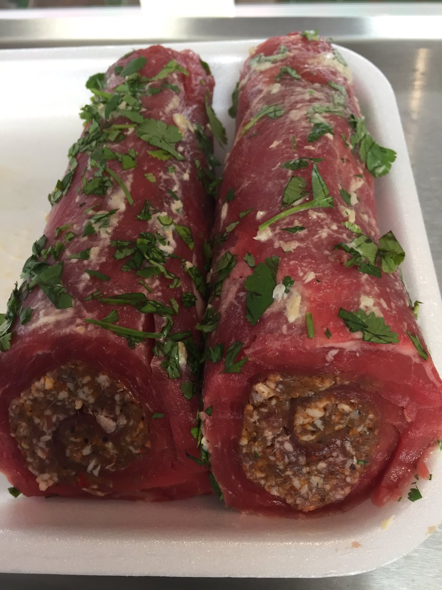 Beef and horseradish
Roulade