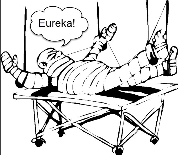 robdavlin's tweet image. Ahh, nuts. I was hoping for a person in traction having an epiphany. #creativeconstraints