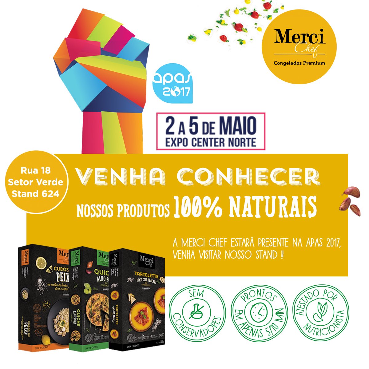 CuisinePro_br's tweet photo. A Merci Chef participará da APAS 2017. Venha conferir!

https://t.co/Aj2LH1No1E 
#mercichef #apas2017 #congeladosnaturais #saúde #bemestar https://t.co/hzHjzz6HpB