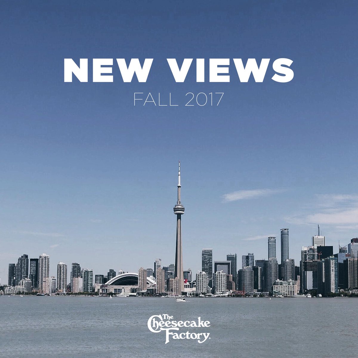 Cheesecake's tweet photo. You asked for it, #Toronto! We're coming for you this Fall. https://t.co/BK0X68X7a5