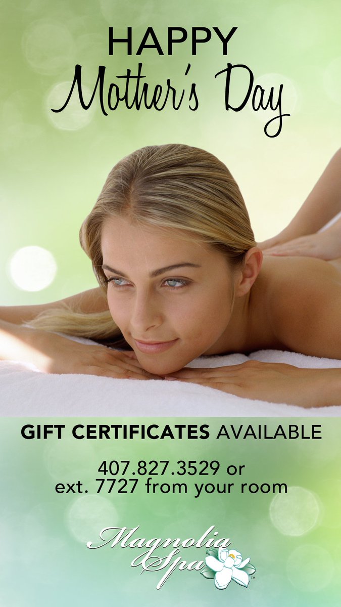 It's a Mother's Day treat at Magnolia Spa!