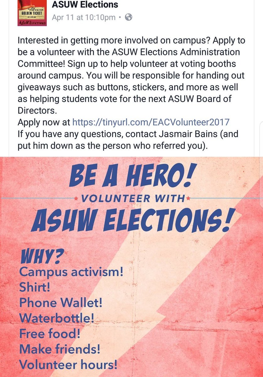 ASUW Elections tweet media