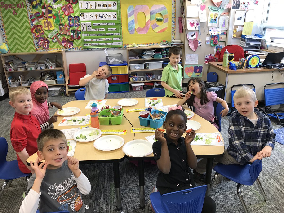 It was hard to contain our excitement while learning about and eating all parts of a plant! 🥕🥔🥒