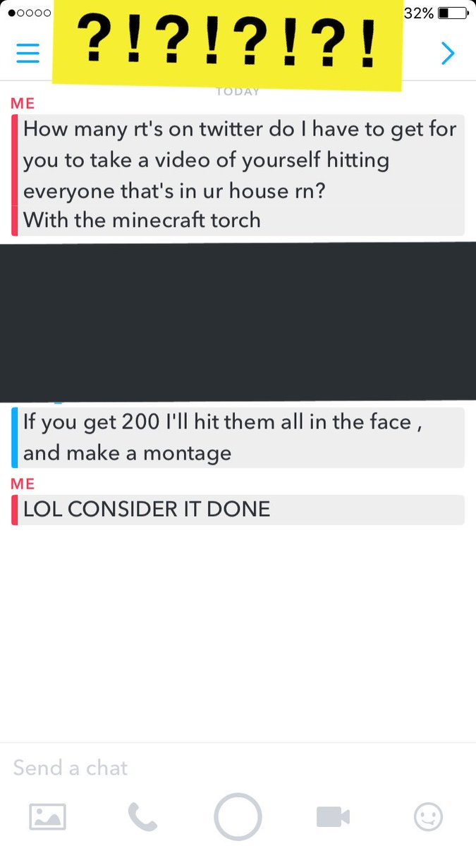 Chriskillerq's tweet image. 200 Rt's AND MY FRIEND WILL MAKE A VIDEO OF HIMSELF HITTING PEOPLE WITH A MINCRAFT TORCH LOL. I WANT TO SEE SO BAD HELP!
