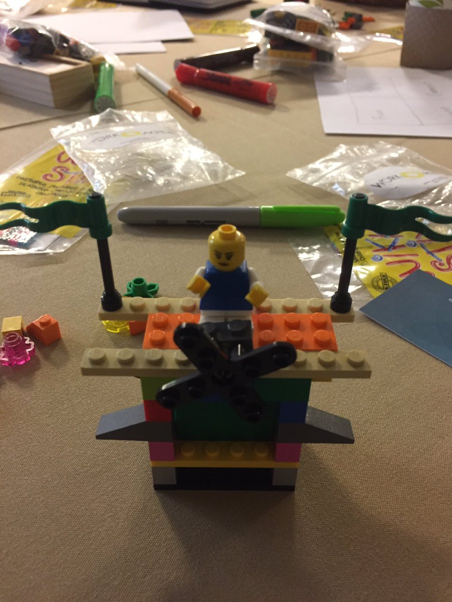 aaroncorcoran's tweet photo. Never heard of Lego serious play until now.  Definitely interested in learning more @workagile #SGCAL https://t.co/GYnjjkZMqW
