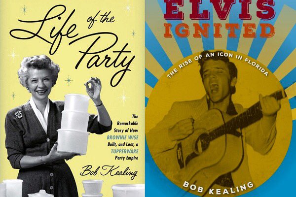 Hope to see you this Saturday at 2 at the downtown Orlando library to talk about the Queen of Plastics and  King of Rock.Local legends! #TCB