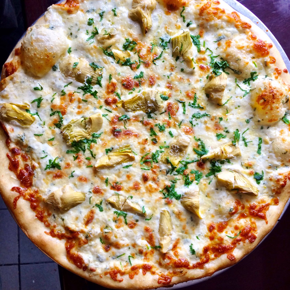 rinaldoshfx's tweet photo. Another day, another pizza test... Our artichoke white pie
#newyorkpizza #rinaldos #comingsoon https://t.co/IYEyYFy6gS