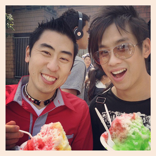 We'll be rocking Cherry Blossom Festival's <a href="/NCCBFSakura360/">Sakura 360</a> stage at Buchanan &amp; Bush tomorrow at 1:50PM. After, maybe shaved ice again?