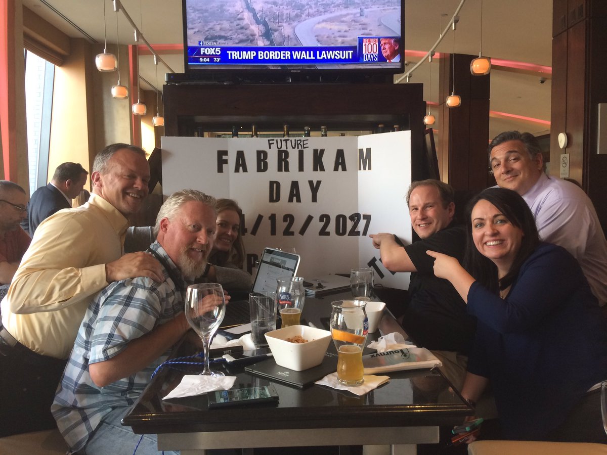RodOfAllTrades's tweet photo. Here's to 10 more years of Fabrikam!  #Fabrikamday. https://t.co/rE9PuvRY8a